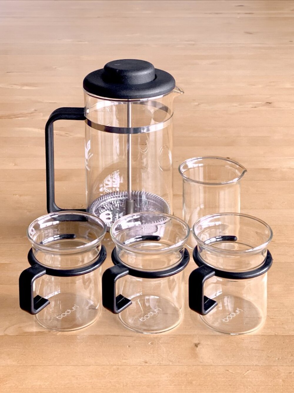 Vintage Classic Bodum Bistro 8-cup French Press Coffee Maker Set